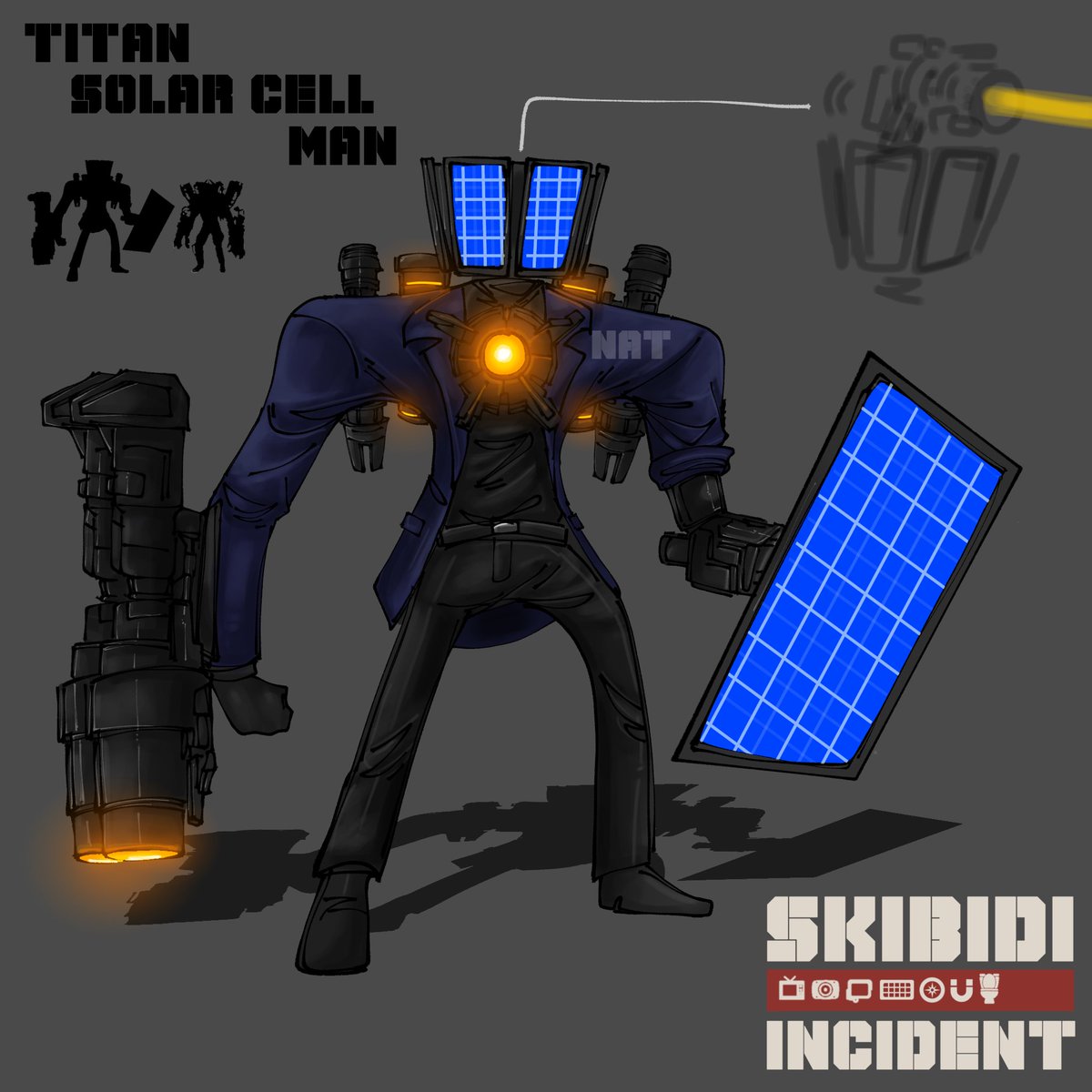 muhaha_232456's tweet image. Solar cell race (1/4)

#SKIBIDITOILEToc 
#SKIBIDITOILET 
#Skibidiincident