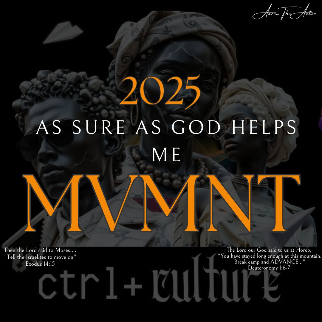 _aaronmylove's tweet photo. Every January, God says certain words to me to navigate my year.
He also makes me create designs that carry these words and that's how I get clarity on how the words apply to me.
2025: MVMNT
2026: AUDACITY
I designed both.
Let's get it.
#AUDACITY
#AaronTheActor
#WatchMeMorph https://t.co/RtoD0wQbYs