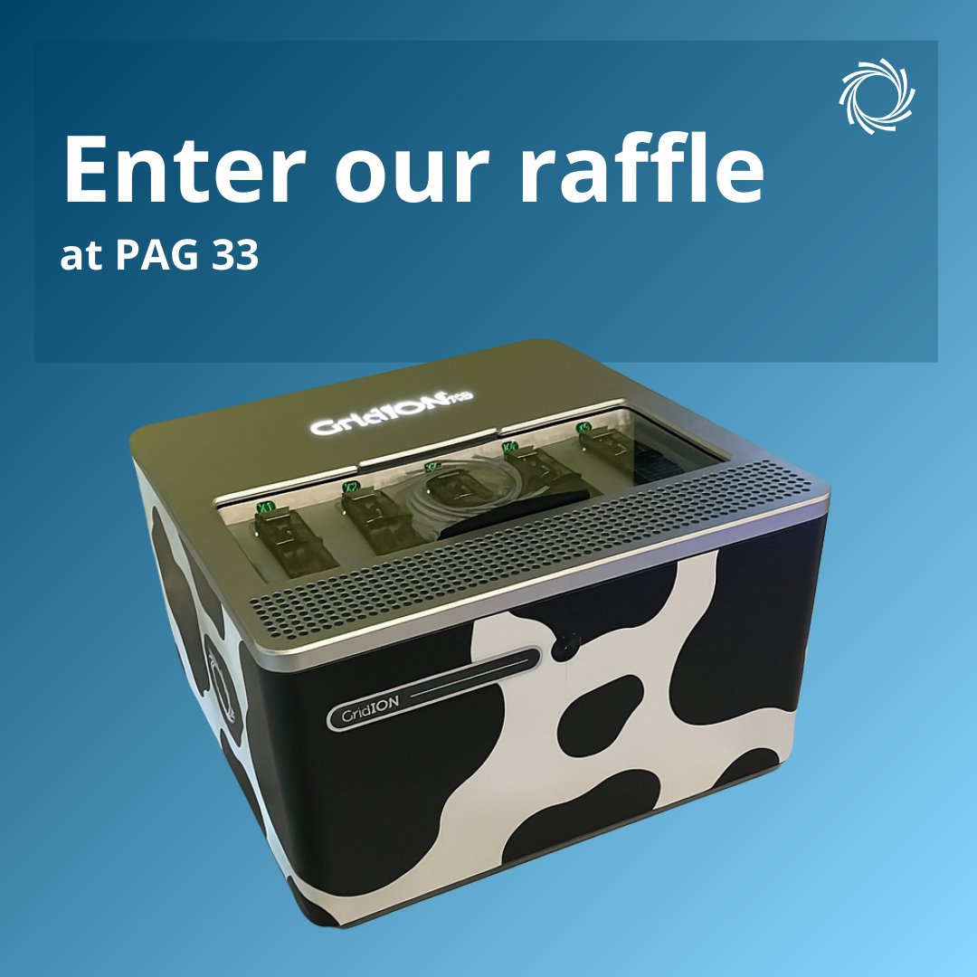 nanopore's tweet photo. Are you attending #PAG? Enter our raffle to get the chance to win a #GridION cow print skin! Stop by booth #211 to enter. https://t.co/4b2FwzWli5 https://t.co/uiRwnMxK7v