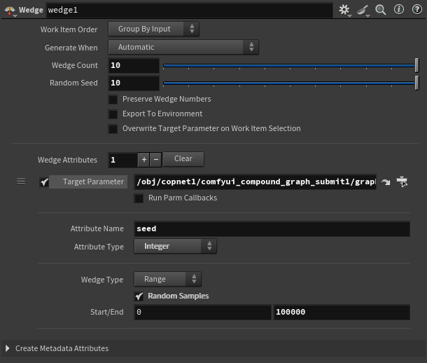 JakeTamamura's tweet photo. WIP: Testing out @rafzdre's ComfyUI plugin for Houdini. 🧐

Successfully hooked it up to PDG! I can now automatically generate any number of variations just by setting the count in the Wedge node.

Still a lot to learn and explore with this workflow. https://t.co/vVqkh8qW93