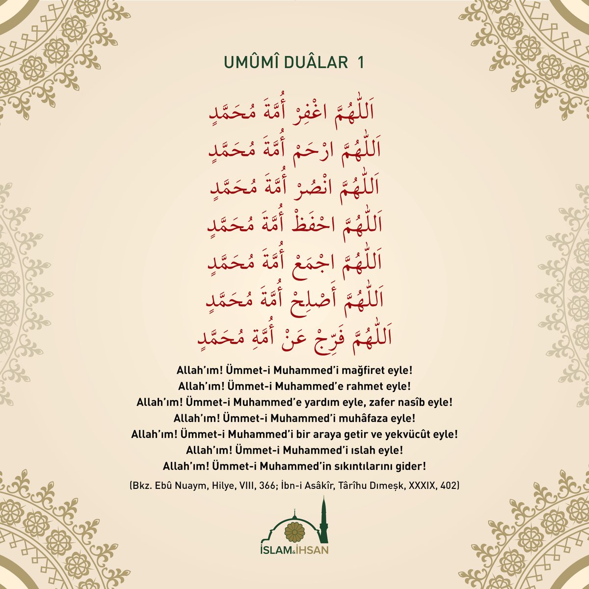 İslam ve İhsan tweet media