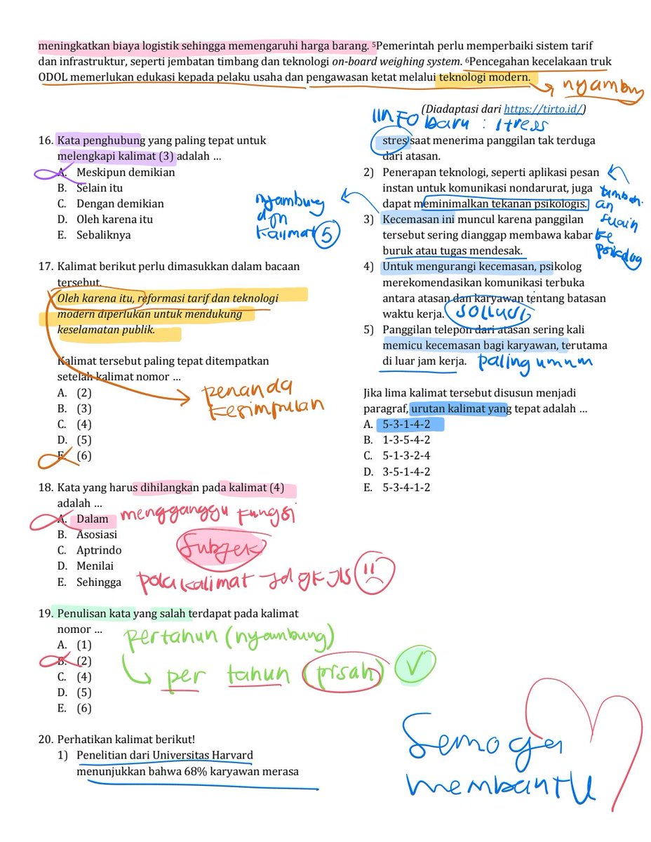 ocean_studyhub's tweet image. Pembahasan PBM TO #4 Pahamify (MIPY) UTBK/SNBT 2026 😸🤟

Semoga membantu yaa buat eval feel free to correct or add something (sorry tulisan ku jelek) 🍗

Pdf by kak @tomatourss thank you🩷
*pdf eval on the thread okey..