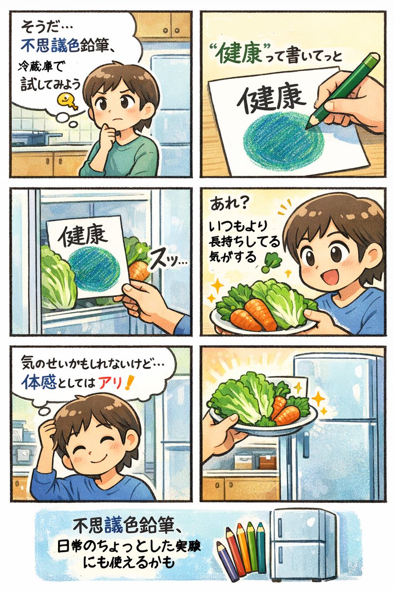 まだ不思議色鉛筆を入手していない方は
こちらのオープンチャットで情報をとった上で、
お申し込みください👇

#不思議色鉛筆 13万人プレゼントプロジェクト🎁
line.me/ti/g2/yI2ckhU-…

🌈 不思議色鉛筆は、子供向けのおとぎ話として描かれたファンタジーであり、大人向けの体験型ストーリーです。