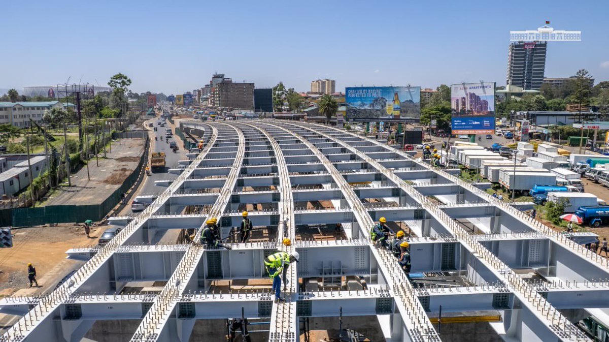 Terriz_Sam's tweet photo. The Junction Mall flyover on Ngong Road? Making huge strides, folks! Kenya’s journey to Singapore? Total success, nothing can stop it! https://t.co/KI6mJYz6Fd