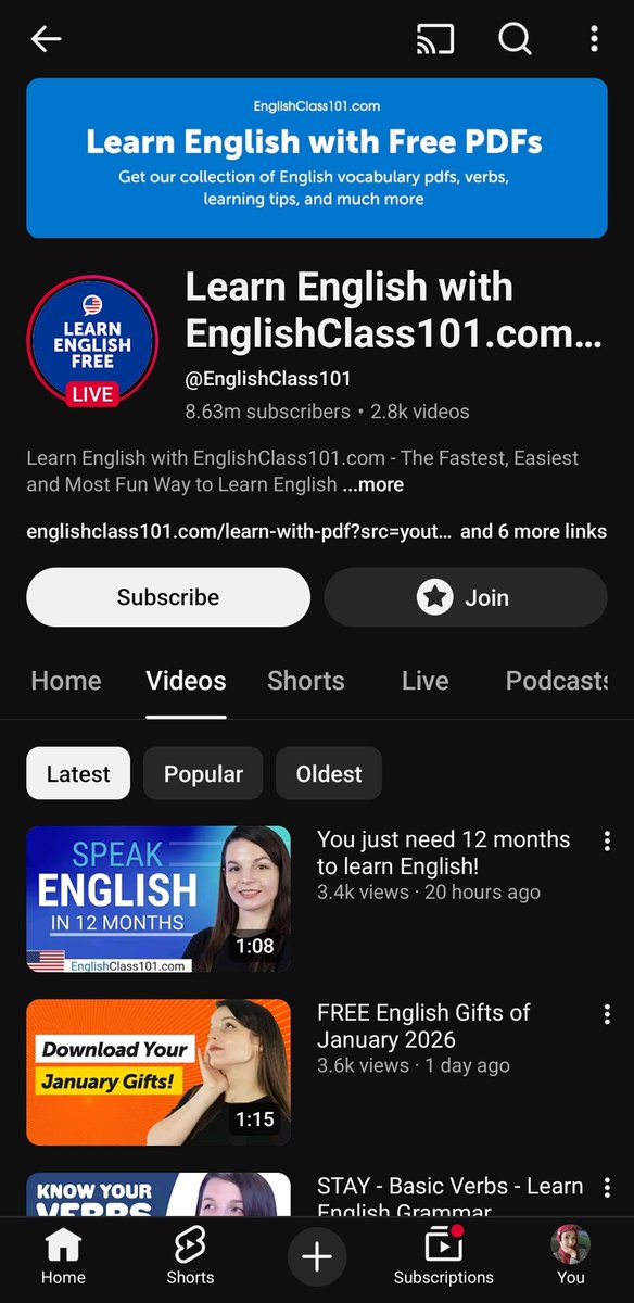 hermionyyye's tweet image. ALASAN KENAPA YOUTUBE CHANNEL INI COCOK BUAT PEMULA UTK BELAJAR ENGLISH!

→ Salah satu channel yang paling sering direkomendasiin buat pemula beneran (dari nol banget).
→ Pelajarannya super terstruktur, mulai dari huruf alphabet, salam-salam dasar, angka, sampe kalimat…