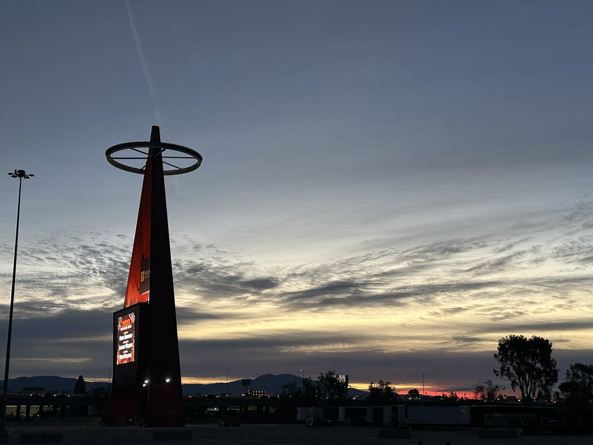 Beautiful morning in Anaheim!