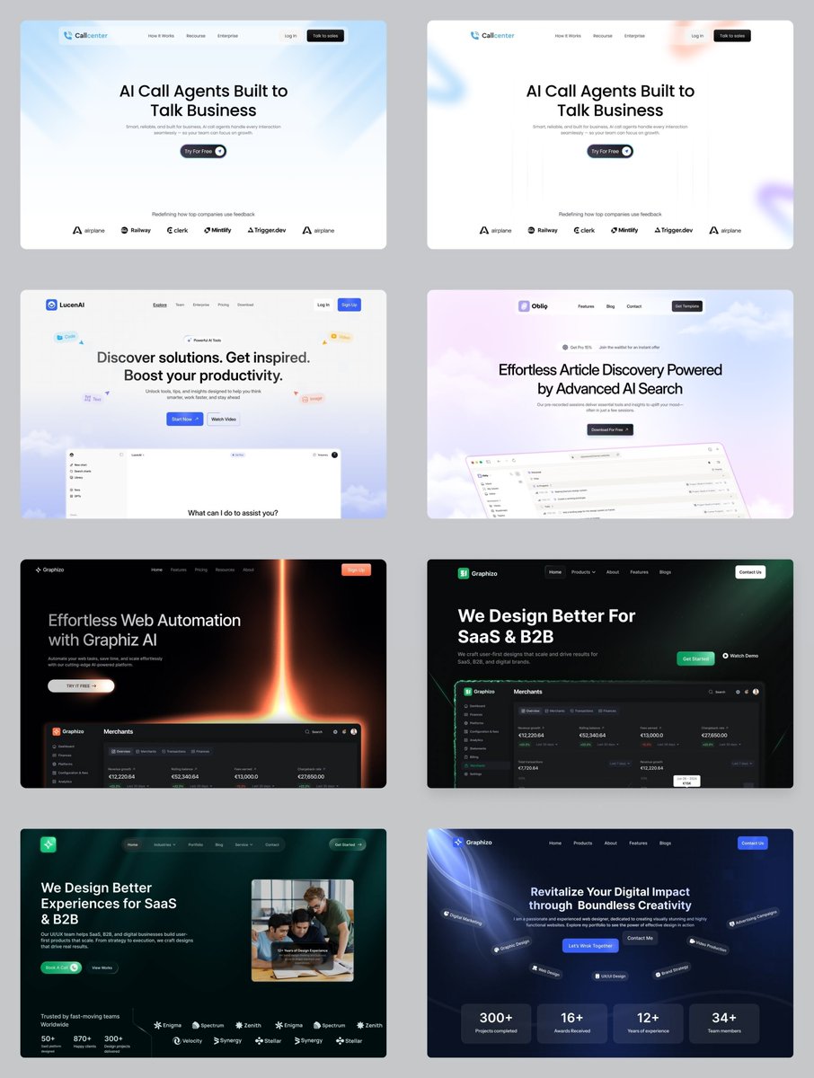 designs_yusuf's tweet image. Don't miss it! 🎉  - New follower only

Get free @figma file with those designs.

How to get it?

1. Follow me - ( So I can DM)
2. Repost (Must)
3. Comment "hero”

After 48 hours , I'll share this file