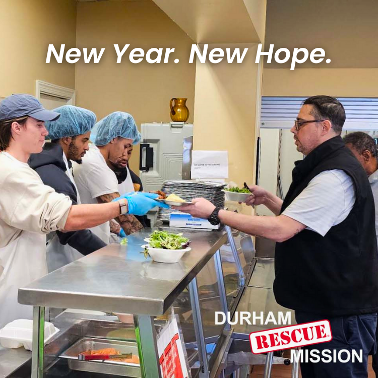 A new year brings new opportunities for hope, healing, and fresh starts. 💙
At Durham Rescue Mission, we’re here every day helping men, women, and children rebuild their lives with dignity and purpose.

#NewYearNewHope #DurhamRescueMission #TriangleNC