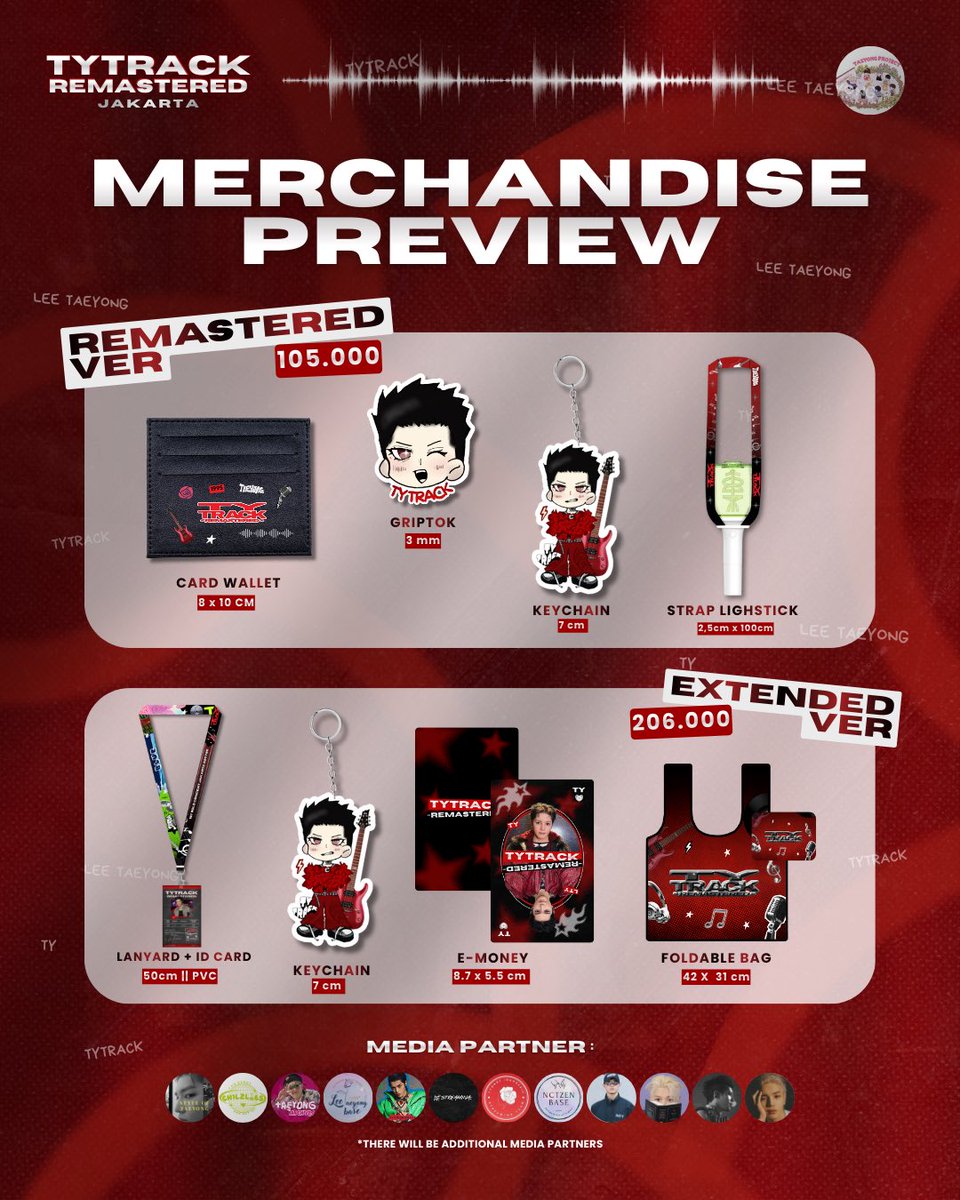 TaeyongProject's tweet image. TY TRACK REMASTERED JAKARTA Fan Project by Taeyong Project

Fankit Bundle
🎧 Remastered Ver (135k)
🎸 Extended Ver (206k)

Donate here: bit.ly/forTYTRACK

Deadline
Fankit : 20 Januari 2026
Donation only : 5 Februari 2026

#태용 #TY_TRACK
#TY_TRACK_REMASTEREDinJKT