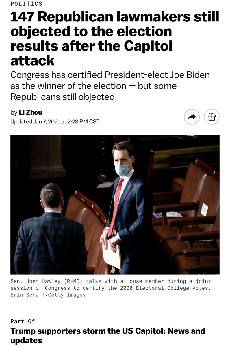 kurtbardella's tweet image. It wasn’t “both sides” it was one side, one side only who en masse stormed the Capitol and whose elected representatives voted against certifying a free and fair election. That’s the truth of what happened on #January6 #J6 … 

vox.com/2021/1/6/22218…