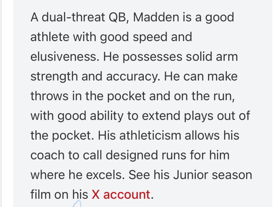 Madden Gilliatt tweet media