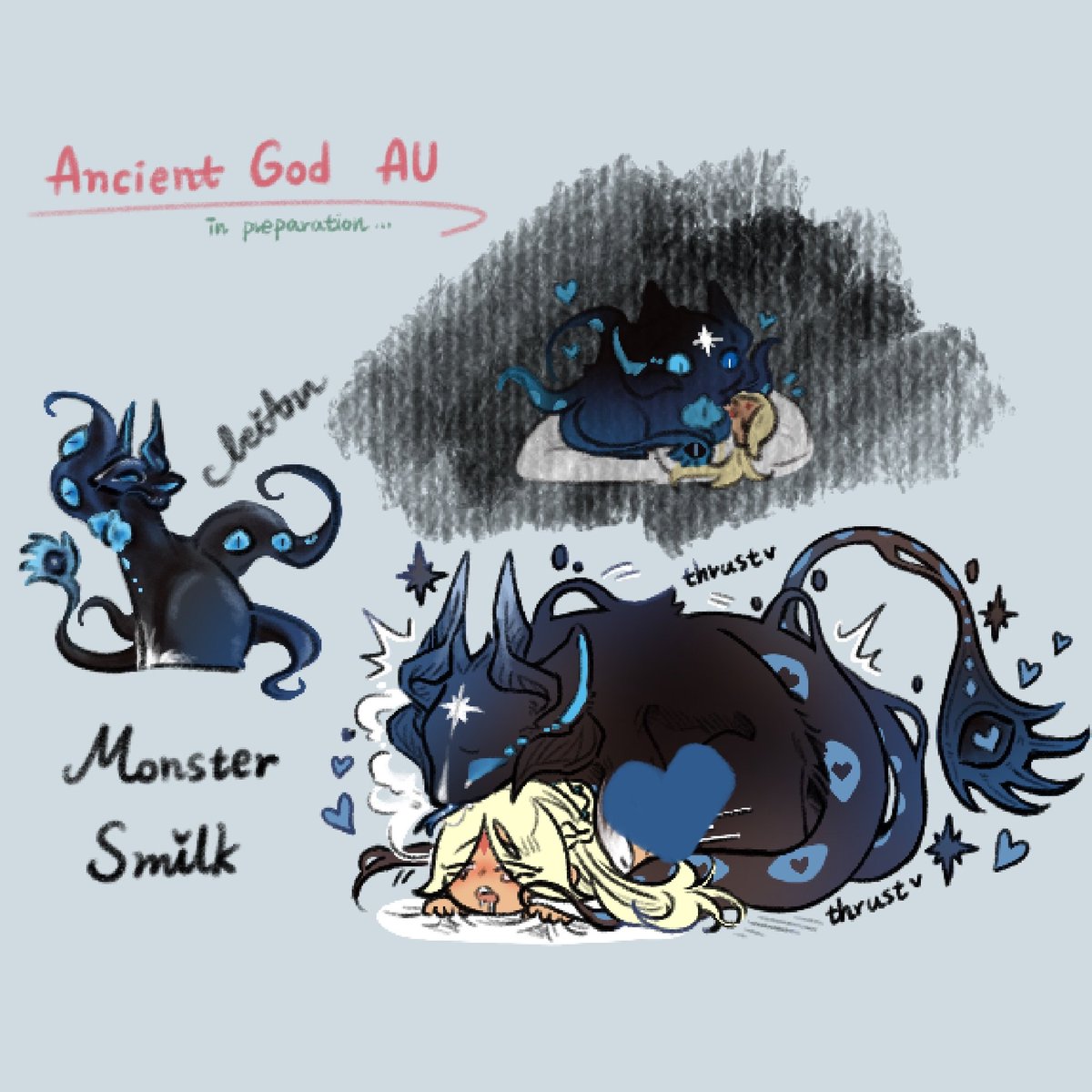 LeiNaimu's tweet image. 🎭🍦 Anicent God AU🎭🍦
Ship：🎭🍦🔁❌
#shadowvanilla
#anicentgodau