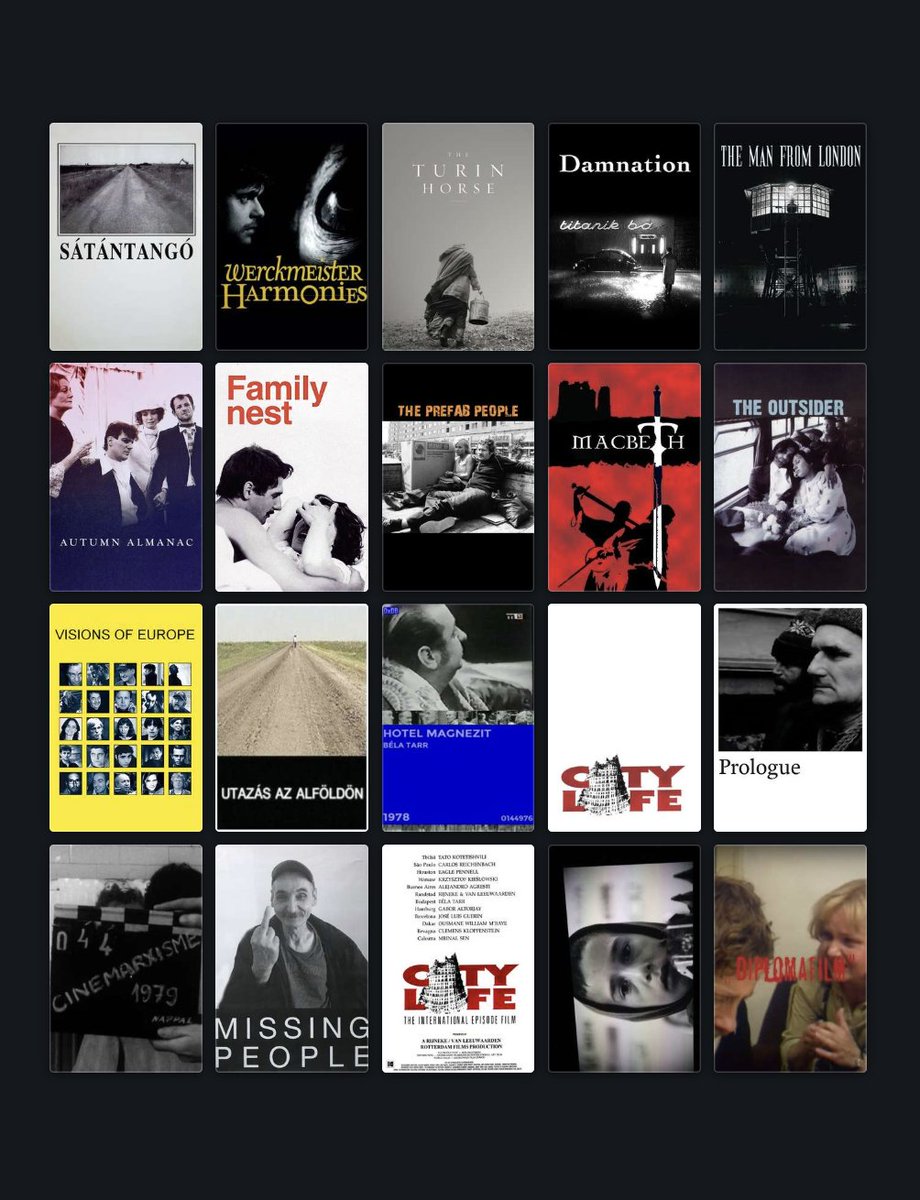 letterboxd's tweet image. Béla Tarr (1955 – 2026) 🤍