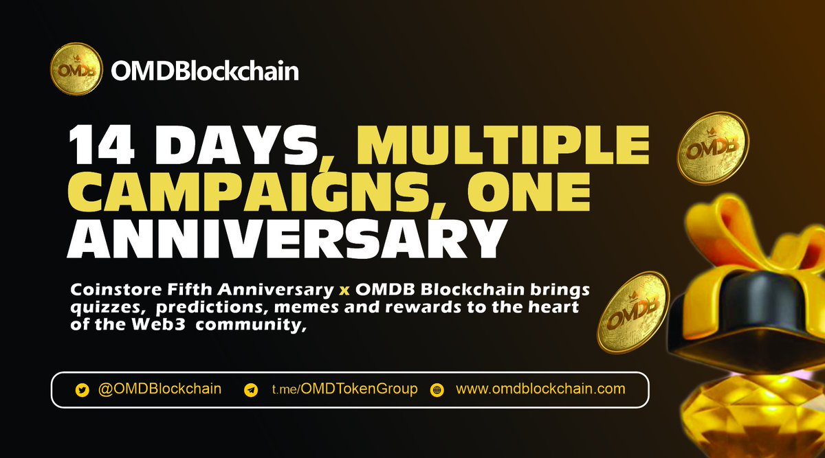 😔High fees are killing crypto's vibe!

<a href="/OMDBlockchain/">OMDBlockchain</a> says no way, fast confirmations, low costs with mass adoption on the
horizon.🔥

Built for you on
<a href="/CoinstoreExc/">Coinstore</a>.🐳

Info:omdblockchain.com
Sign up:h5.coinstore.vip/h5/signup?invi…

#OMDB #OMDBlockchain #CoinstoreFifthAnniversary