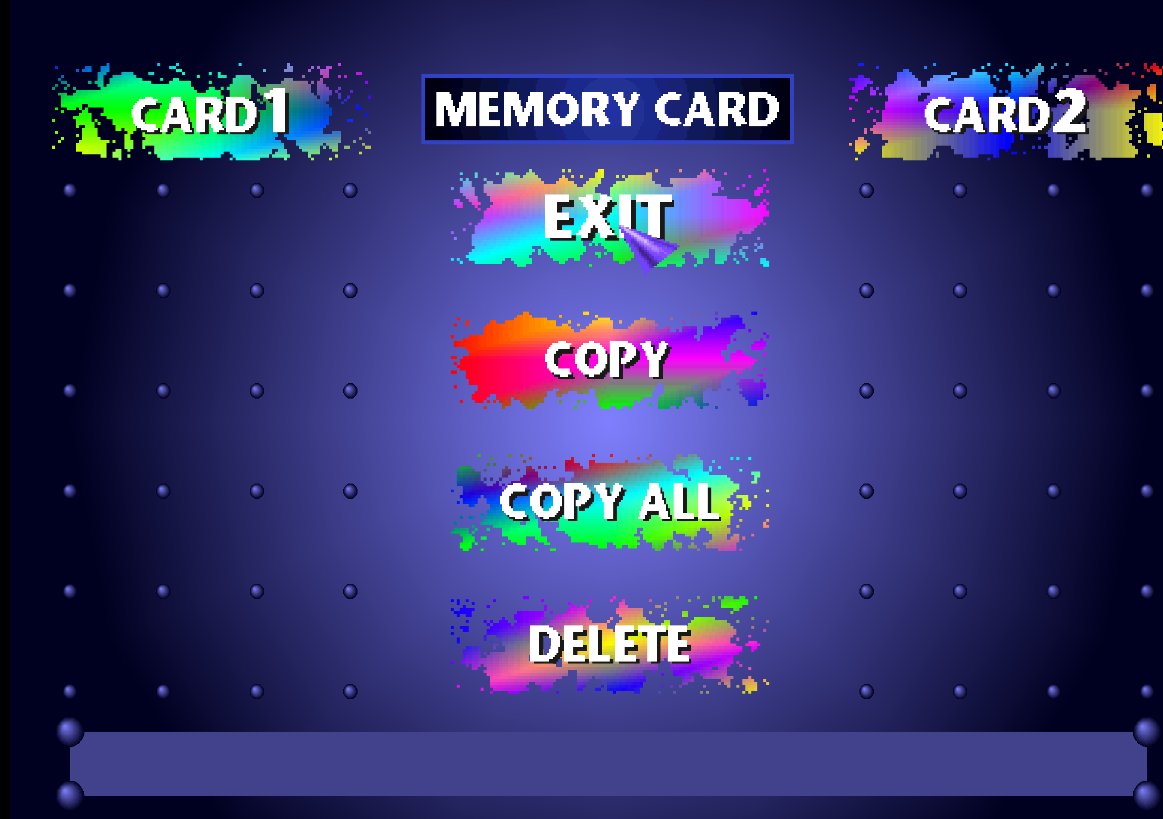 A saudosa tela de memory card do psx!