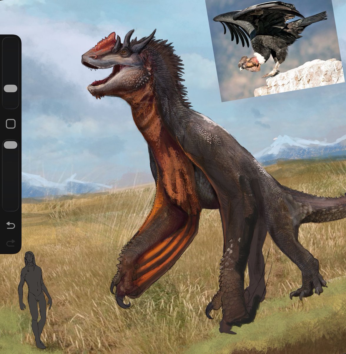 Svardeka's tweet image. Progress on the ignivastar steppe dragon redesign