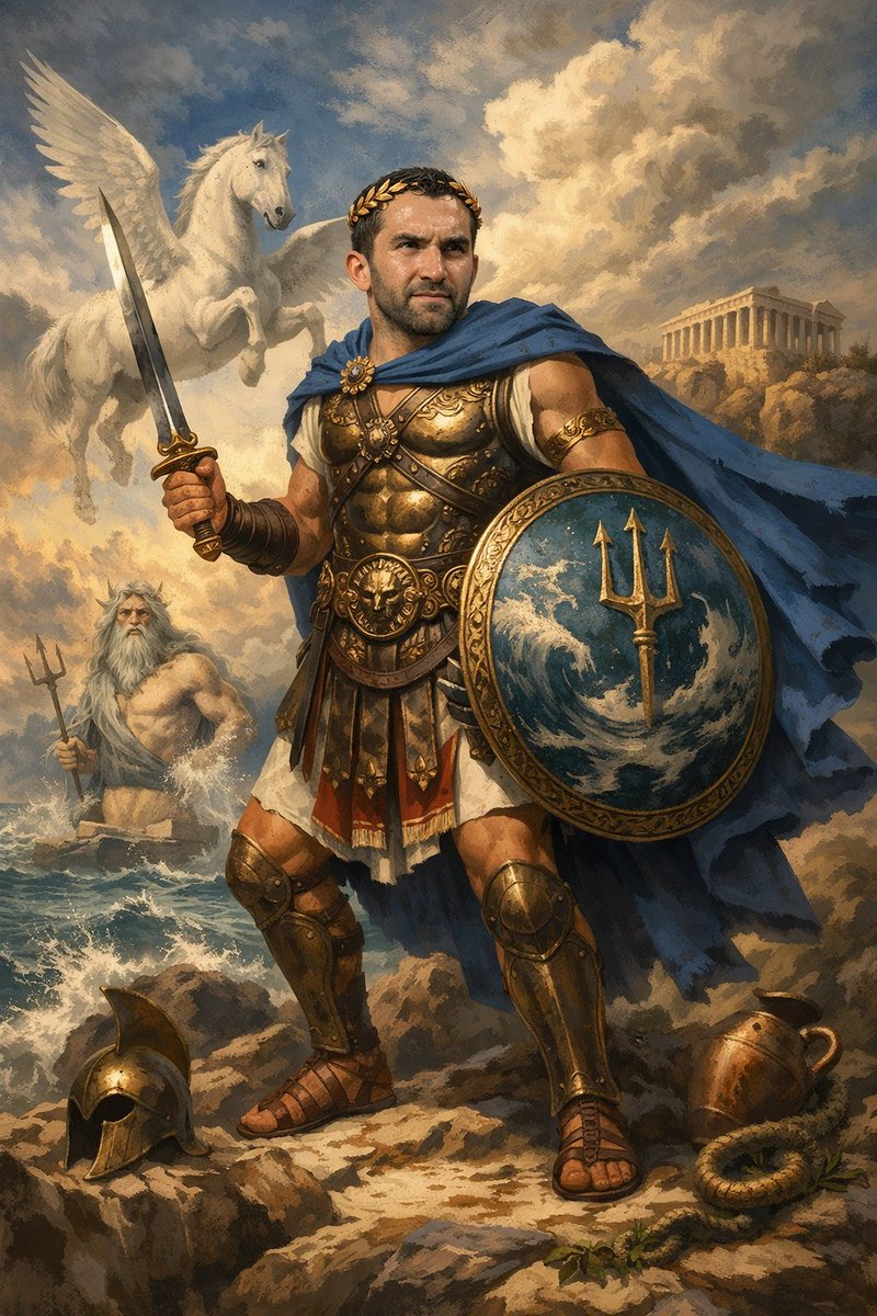 UctenBuyuktur's tweet image. "Ne Zeus ne Perseus
Asıl Yunan tanrısı bu deyyus,
Her hafta gollerini,
Coşarak izliyoruz."