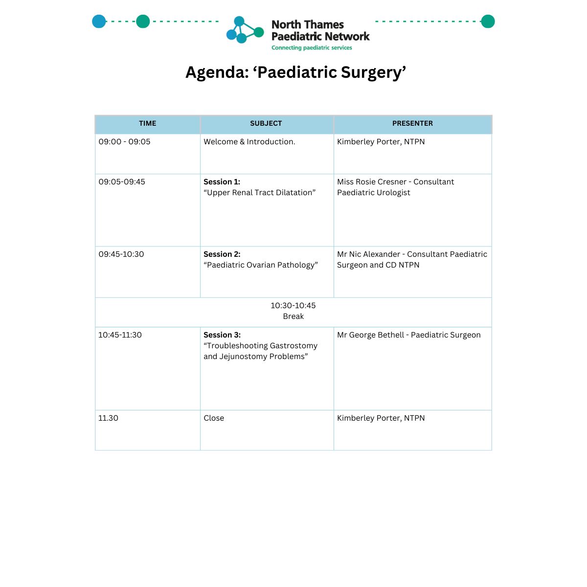 North Thames Paediatric Network tweet media