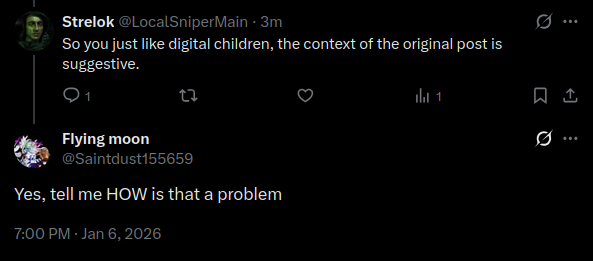 FemboyProtogen's tweet photo. @Saintdust155659 @LocalSniperMain @SirZparity Whatever makes you feel happy about yourself, even though we have literal proof of you agreeing on liking digital children. https://t.co/kpok2jklwr
