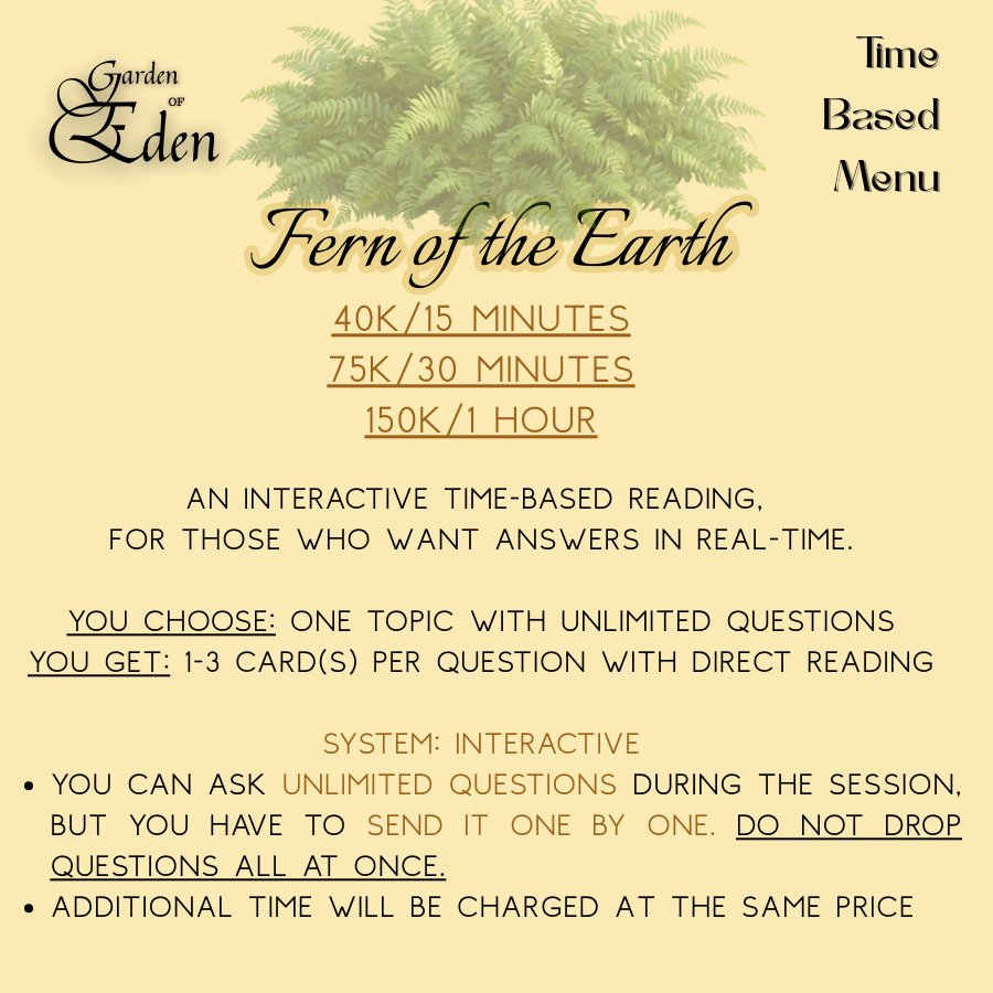 Garden of Eden — HIATUS tweet media