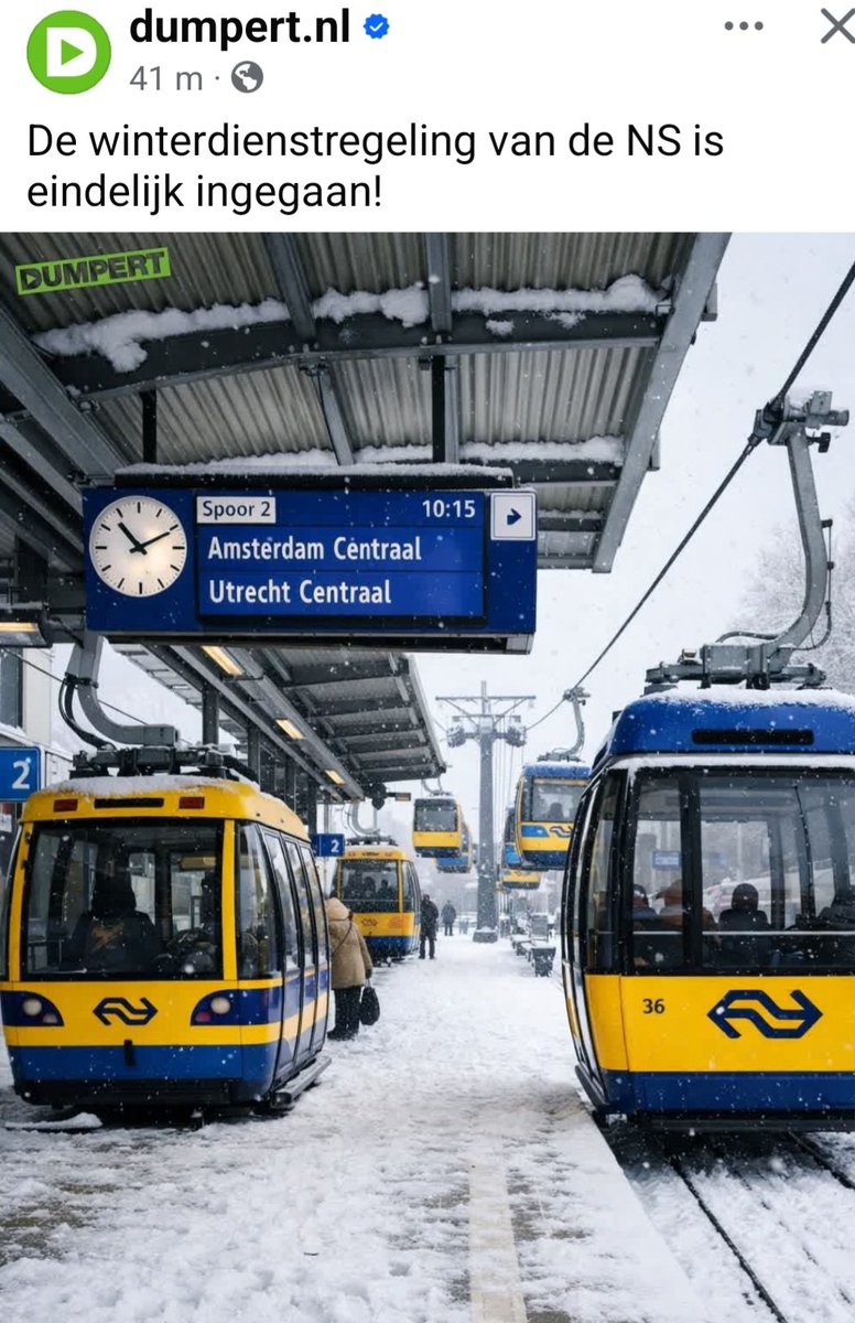 Te leuk om voor mijzelf te houden! <a href="/NS_online/">NS online</a> 
#Horrorwinter 🤣🤣🤣