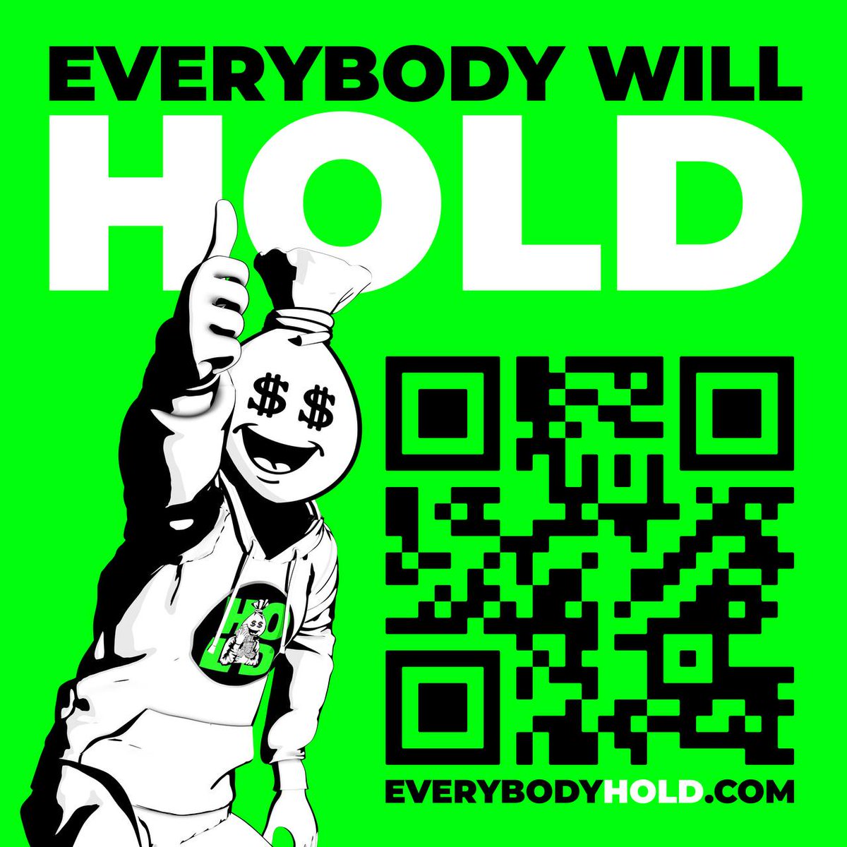 <a href="/ZssBecker/">Alex Becker 🍊🏆🥇</a> All people had to do was gettin a bag of <a href="/everybodyholdX/">EVERYBODY $HOLD CTO 💰💹</a> 
Nothing have more parabolic potential than $HOLD
Best distro
Available supply around 1%

You cant find another project where 7 people buying 100m tokens send the ptoject to ATH, even easier 14 people buyin 50m tokens.
In