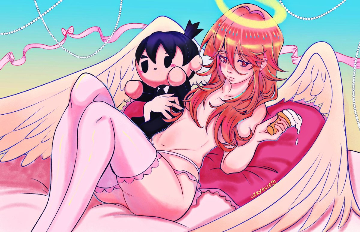 𝗧𝗵𝗲 𝗔𝗻𝗴𝗲𝗹 𝗗𝗲𝘃𝗶𝗹. tweet media