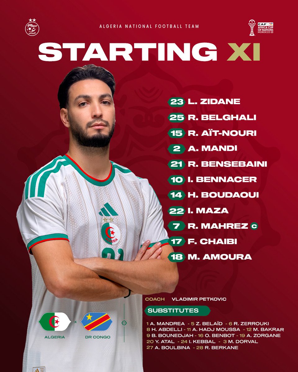 Équipe d'Algérie de football tweet media