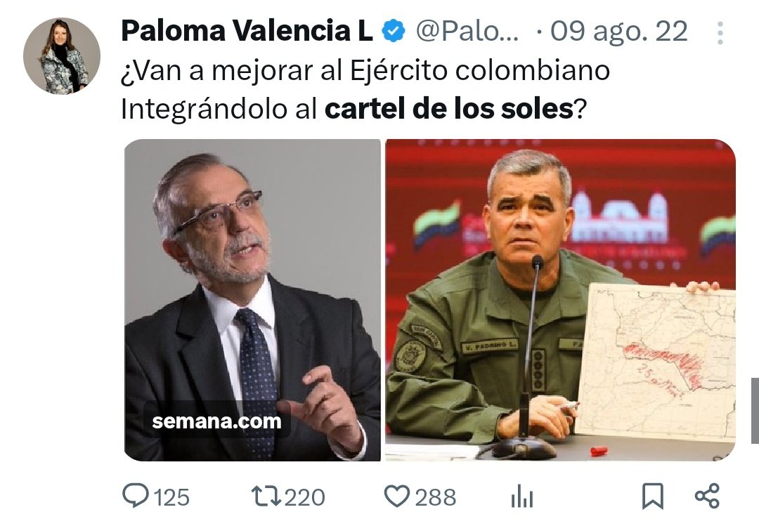 Anarckoxk's tweet image. 🚩Paloma Valencia diciendo cuánta barbaridad puede contra "El Cartel de los Soles" INEXISTENTE 

Hasta hicieron el oso aprobando una proposición para declarar al Cartel de los Soles como ORGANIZACIÓN TERRORISTA, acto que sirve más pa limpiarse el jopo!

Y ahí siguen las focas!