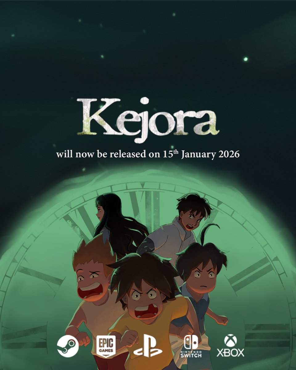 Hello!
We want to share an update regarding Kejora’s release.
The launch has been rescheduled, and we’re happy to confirm this as the final release date.
Kejora will launch on January 15, 2026.
Thank you for your patience and continued support.