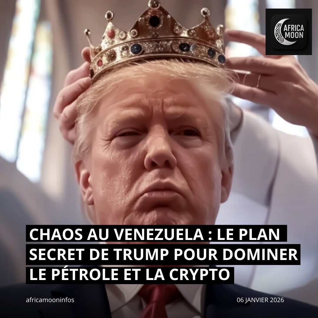 🤠 King #Trump est de retour. Opération éclair au #Venezuela, pressions sur la #Colombie et le #Mexique, tensions autour du #Groenland : la #géopolitique s’embrase. Résultat ? #Bitcoin réagit positivement, pendant que #Ethereum bat des records avec les #stablecoins. 📈