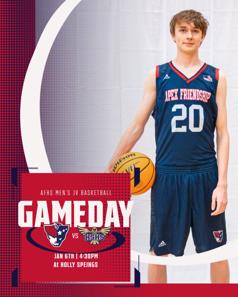 AFHSJVMBB's tweet image. Head over to Holly Spring HS tonight for some non-conference/neighbor rivalry action!! JV at 4:30...Varsity at 6:00! @AFHSPatriotsMBB @AFPatAthletics @AFHS_PatPit #Patfam #RepAFHS