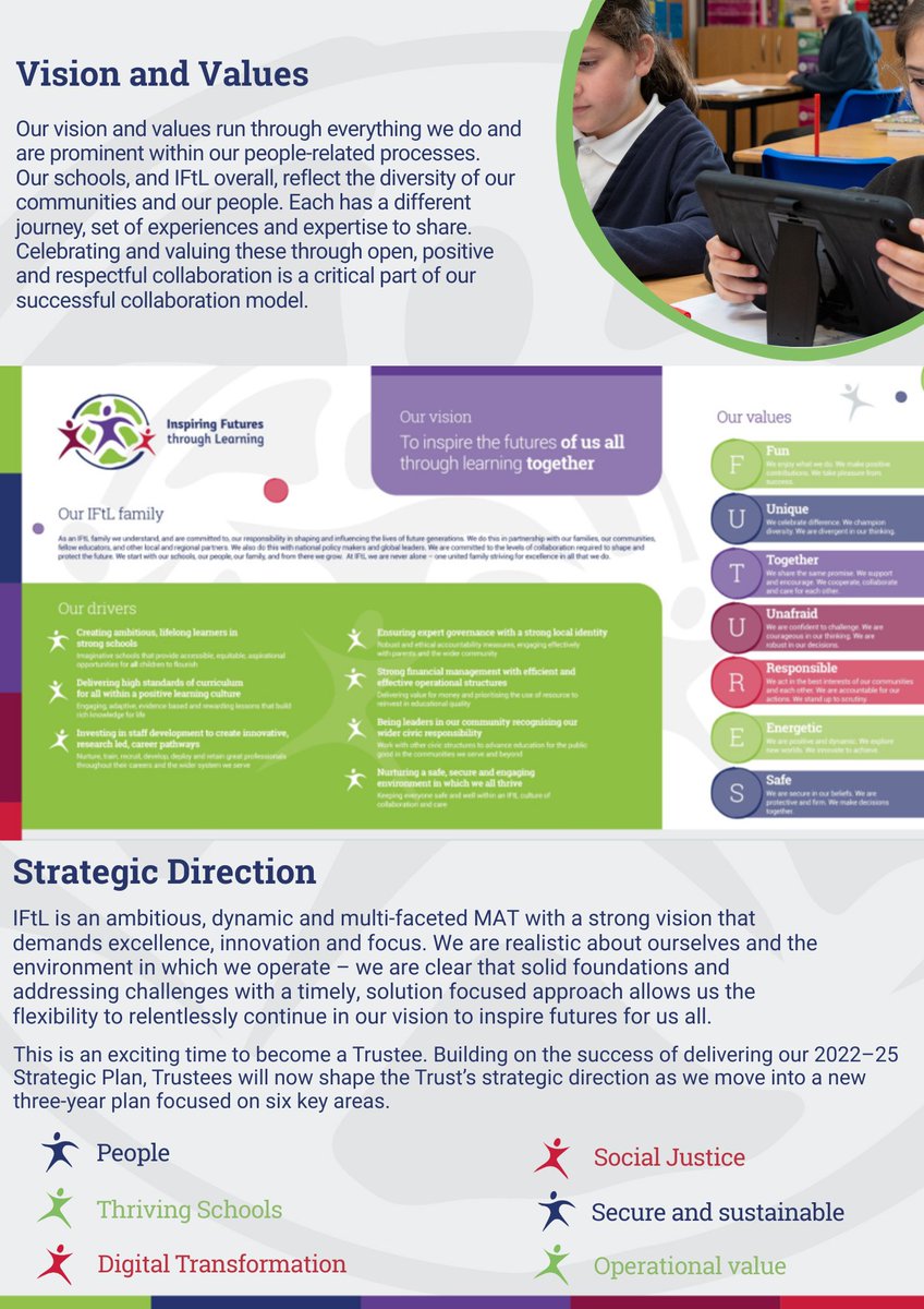 IFtL_MAT's tweet photo. Trustees wanted

Trustees play a vital role in shaping the strategy and vision of our schools.
By joining, you contribute your skills to support IFtL's family of schools.  Your voice matters.

📧 If interested, email sboak@iftl.co.uk

#IFtL #IFtLFamily #BelongingInIFtL #Trustees https://t.co/GF5FTOinjg