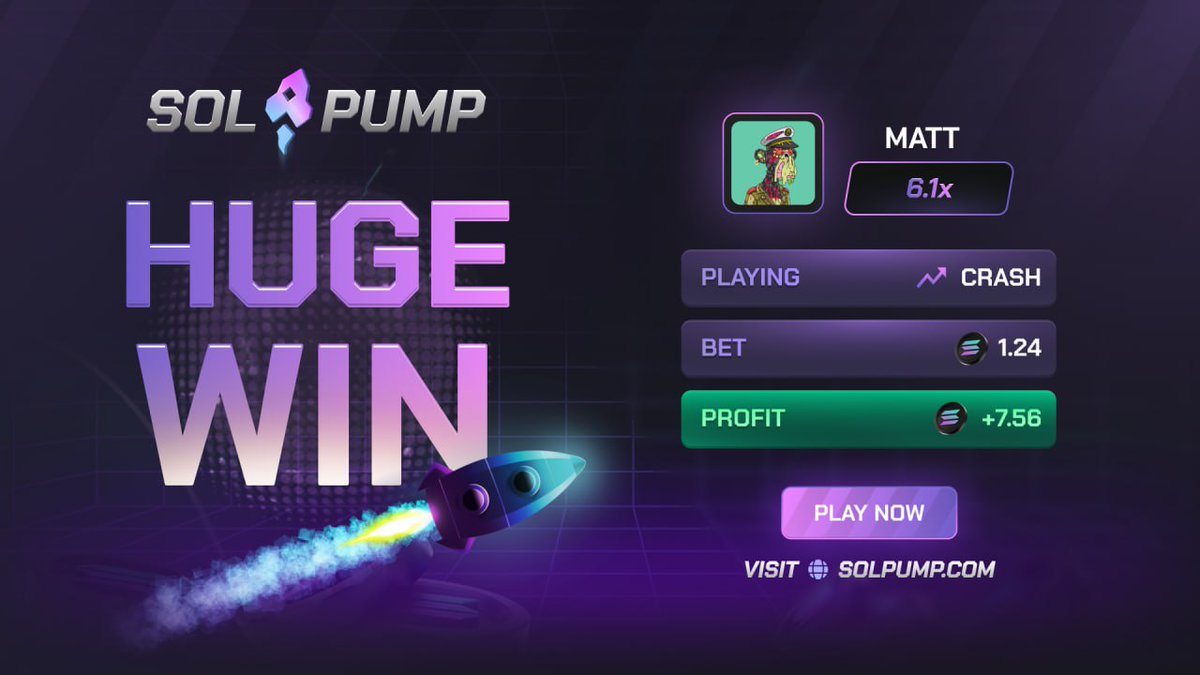 MattInWeb3's tweet image. 1.24 SOL in, 7.56 SOL out.

Thank you SolPump for the quick win to start the day.

Now off to the trenches we go 🤝

solpump.io/a/MATTWEB3