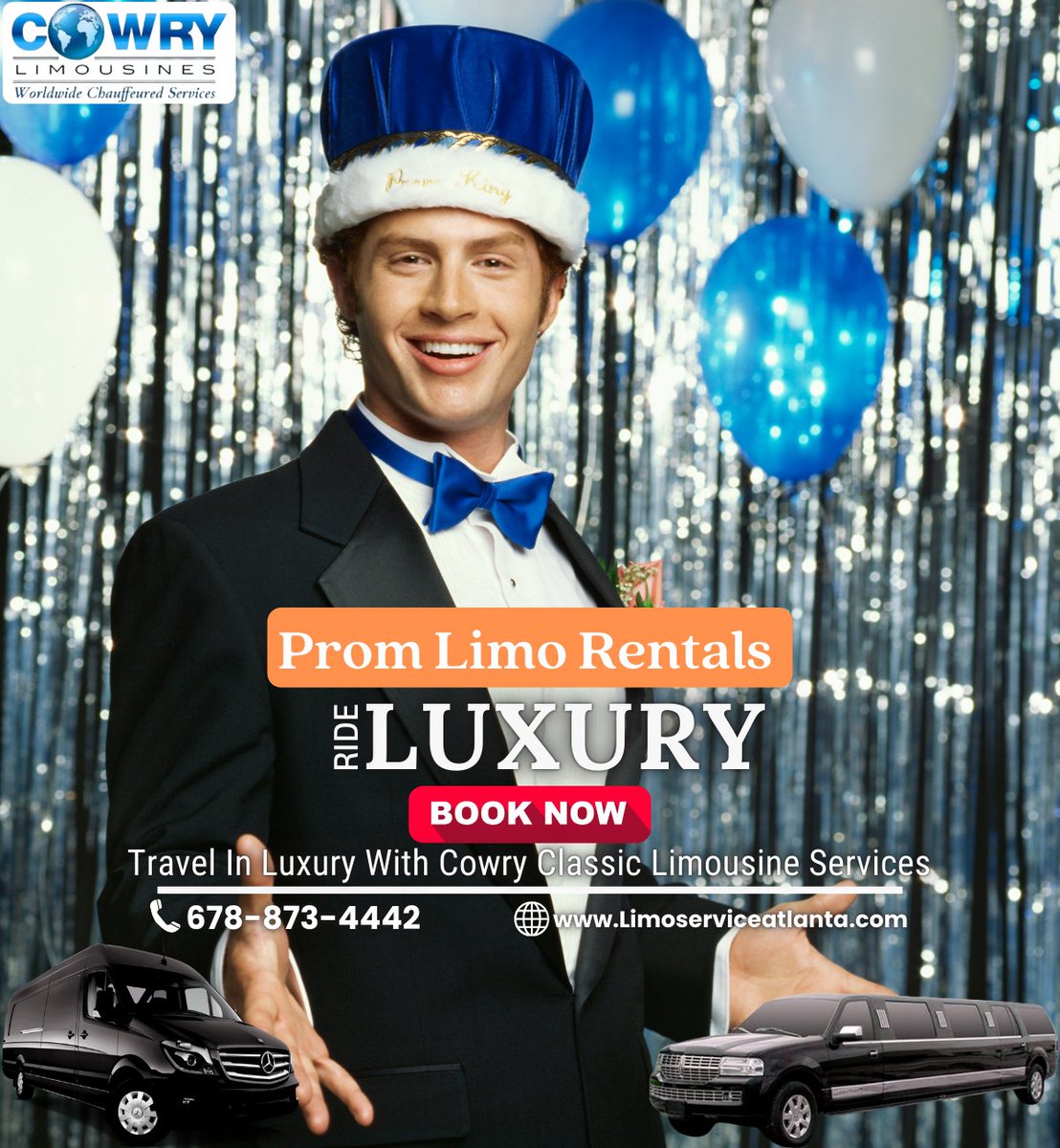 Cowry_Limousine's tweet image. Prom Limo Rentals: Make your prom night unforgettable with Prom Limo Rentals that deliver style, comfort, and luxury.
Book your prom limo today and turn your special night into a lasting memory. ✨🚘
🌎  Limoserviceatlanta.com
#promlimorentals #promlimo #promtransportation