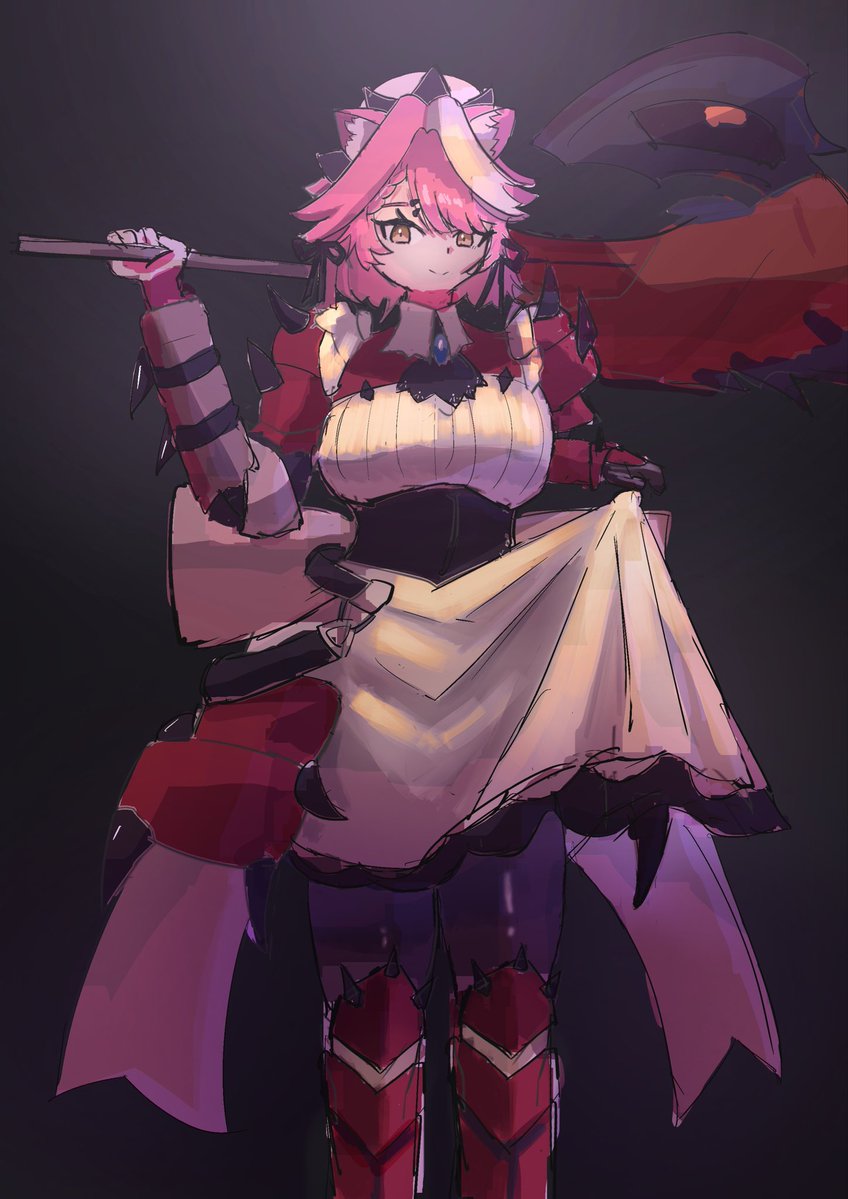 jpjiri0's tweet image. Battle maid Raora #RaorArt