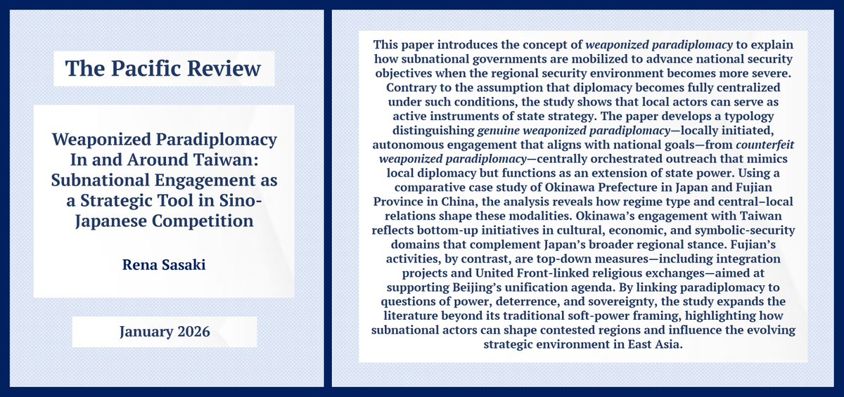 The Pacific Review tweet media