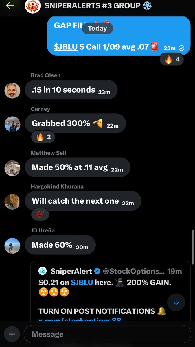 HERE WE GO GROUP #3 🏆

250 SPOTS OPEN 💡

ALL FOR FREE NO PAID SERVICES ❤️

TURN ON POST NOTIFICATIONS 🔔 

COMMENT + RT &amp; I GOT YOU COVERED 🔥🥇

$SPX $SPY