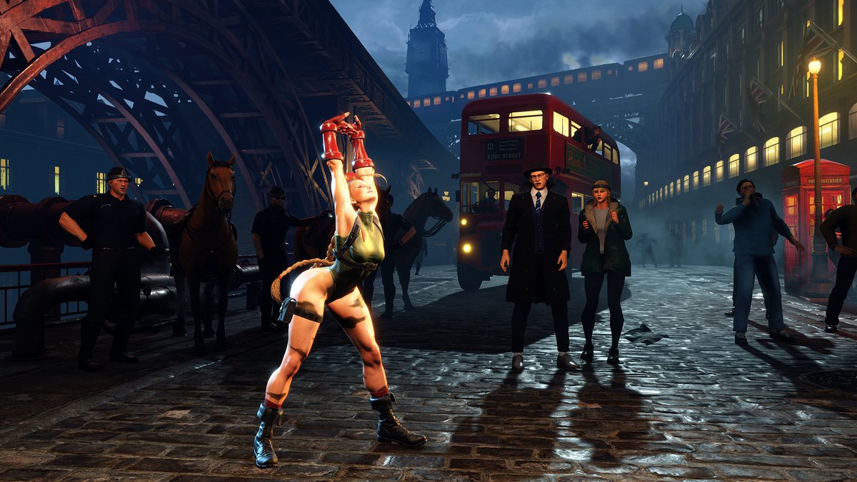 StreetFighter's tweet image. Happy Birthday to Delta Red's Cammy! 🎂

We bee-lieve now is a perfect opportunity to take a break from the mission so you can go out, feed some stray cats, and spend time with your sisters to celebrate! 🐝