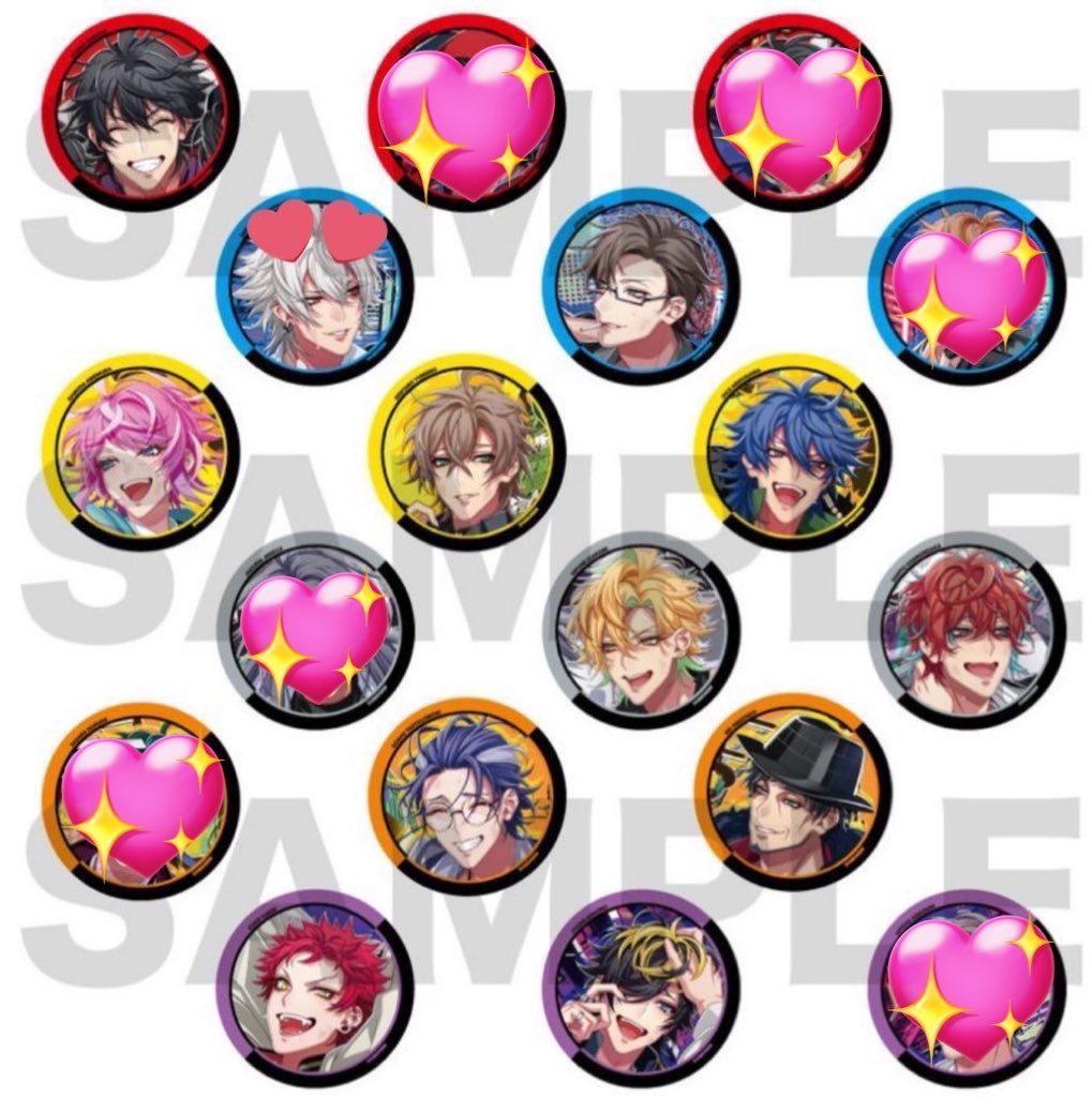 交換・譲渡 ヒプマイ ヒプムビ リバイバル 缶バッジ 譲→○一郎4◯銃兎