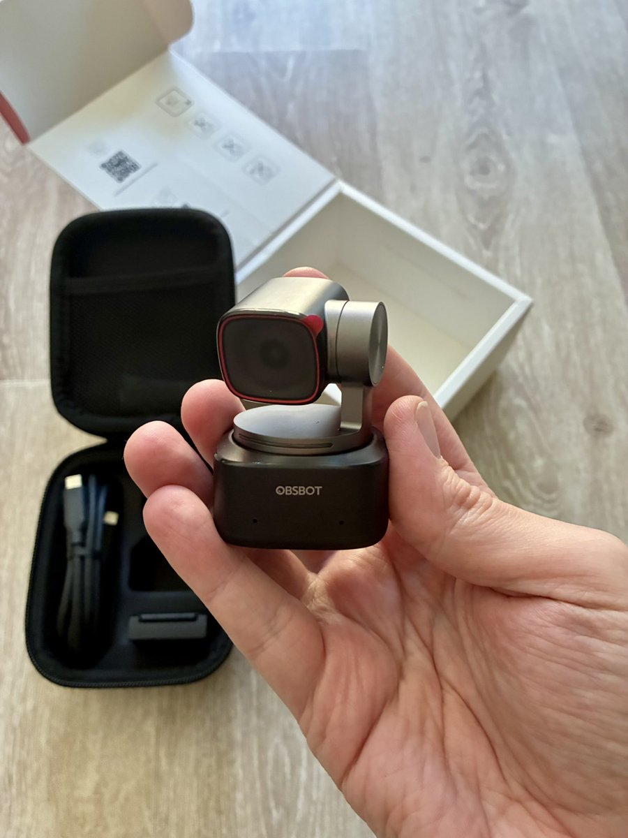 Thanks to my awesome community I won the first price 🤩🤩🤩 thanks <a href="/OBSBOT_Official/">OBSBOT</a> for the Tiny 2, trust me that it will be put to good use! 🔥🔥🔥