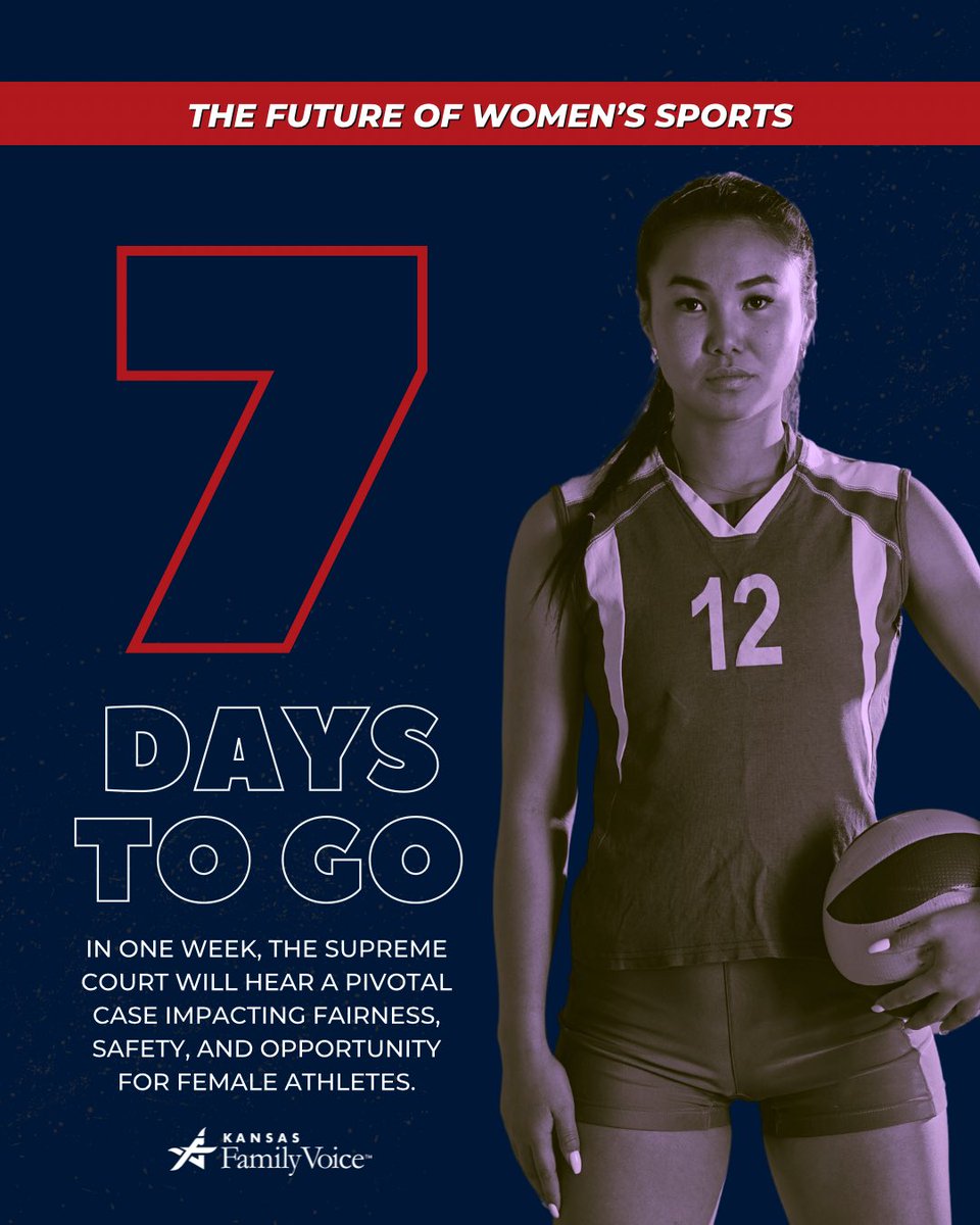 In one week, the U.S. Supreme Court will hear a significant case with national implications for women’s sports.

At its core, this case addresses how the law balances fairness, safety, and equal opportunity for female athletes. These are serious policy questions that deserve