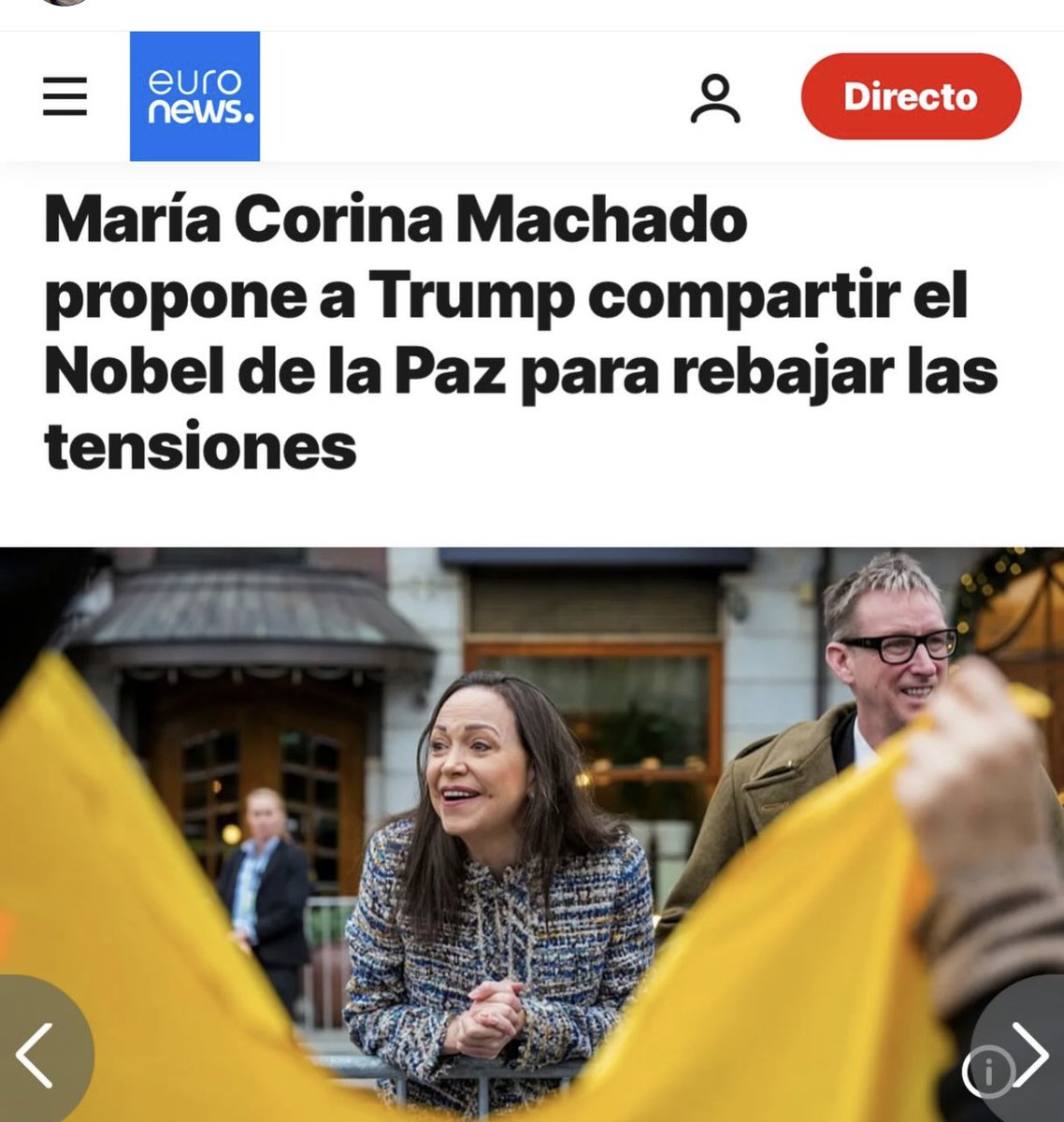 FLANEUR_54's tweet image. Decir "Maria Corina Machado es indigna", es una redundancia.