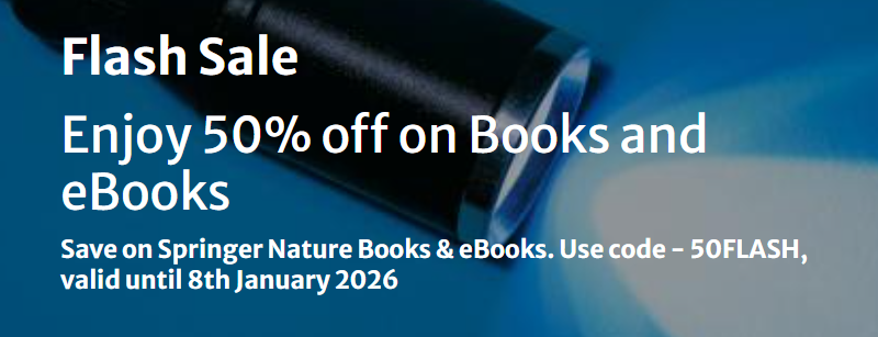 PalgravePhil's tweet photo. 🚨Flash sale! 🚨

From today until January 8, enjoy 50% off Palgrave books and ebooks 📚

Use code 50FLASH at checkout. 

https://t.co/v9MLmdE5bN https://t.co/1avo95ofzS