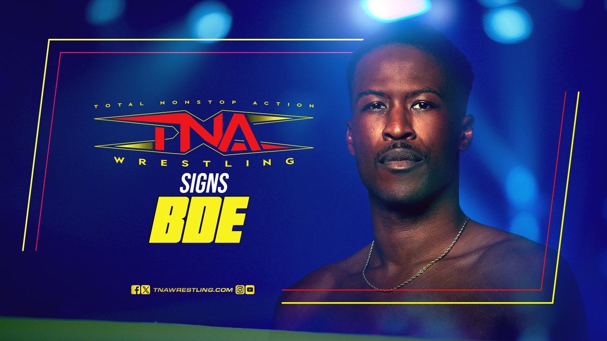 ThisIsTNA's tweet image. BREAKING: After impressive showings following his debut at #TNABoundForGlory, @itsbrandonde has signed with TNA! 

MORE: tnawrestling.com/news/hey-bde-w…