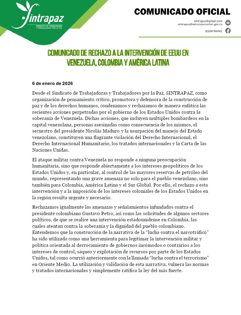 Sintrapaz tweet media