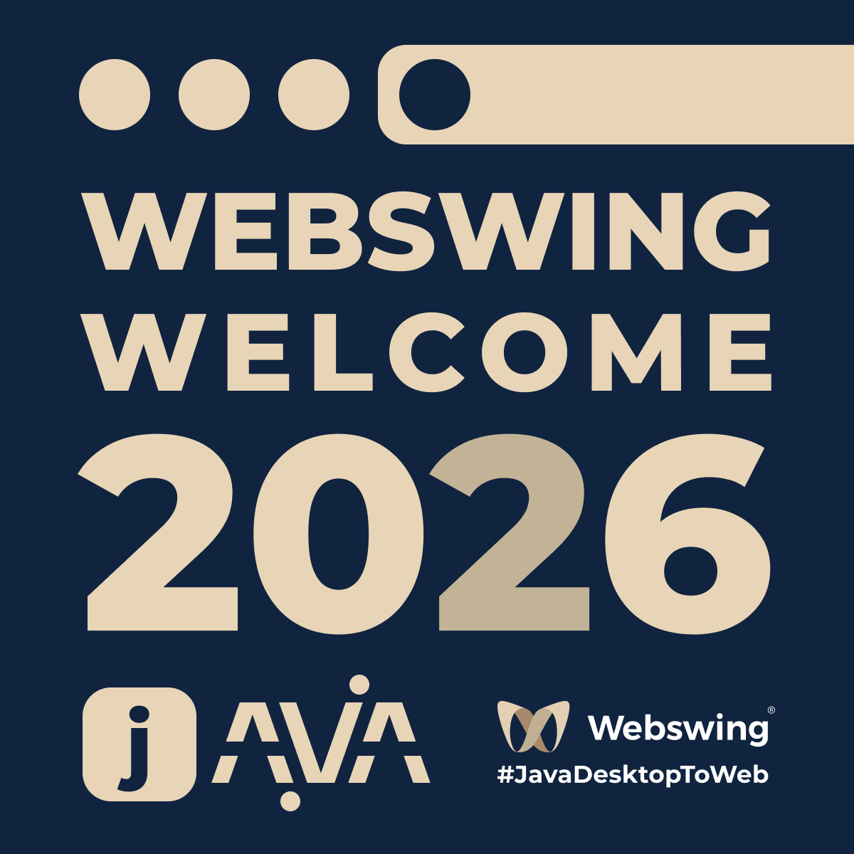 Webswing_org's tweet photo. Welcome to 2026! 🎉

Ready to start? We are!

Let’s make 2026 the year your software takes a new path with Webswing! 

Find out more at https://t.co/0w7bHvGYH5

#java #oracleforms #swing #javafx #eclipse #swt #netbeans #webswing #LegacyModernisation #JavaApps #oracle #technology https://t.co/j3SVw8eqrn