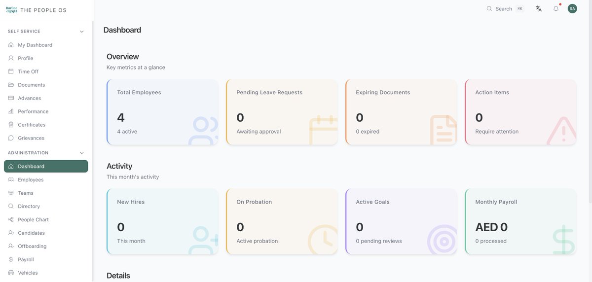 keswins's tweet photo. I don't know how to write a single line of code but I just built a complete HRIS system with Claude Code in under 6 hours.

No @Rippling. No @bamboohr. No $15/employee/month subscription.

Honestly? This was ego-driven. An implementation lead at a SaaS company here in Dubai refused to do an API integration with us. So I built the whole thing myself.

The "build vs buy" math has fundamentally changed. AI can now scaffold an entire HR platform with employee records, leave management, org charts, document storage and etc. in an afternoon.
So why are we still paying enterprise SaaS premiums?

We're witnessing the unbundling of bloated software. Claude builds exactly what you need. Nothing more.

I'm not anti-SaaS but the flex of 2026 is how small your team is. Some platforms will continue to earn their subscription. But for many workflows, the new stack is:
Claude + your specific needs = custom solution in hours.

The companies that figure this out first will operate 10x leaner.

@dardocofficial wants to lead here in the UAE when it comes to AI-native operations.

Thank you @daytomorrow12 for the motivation!