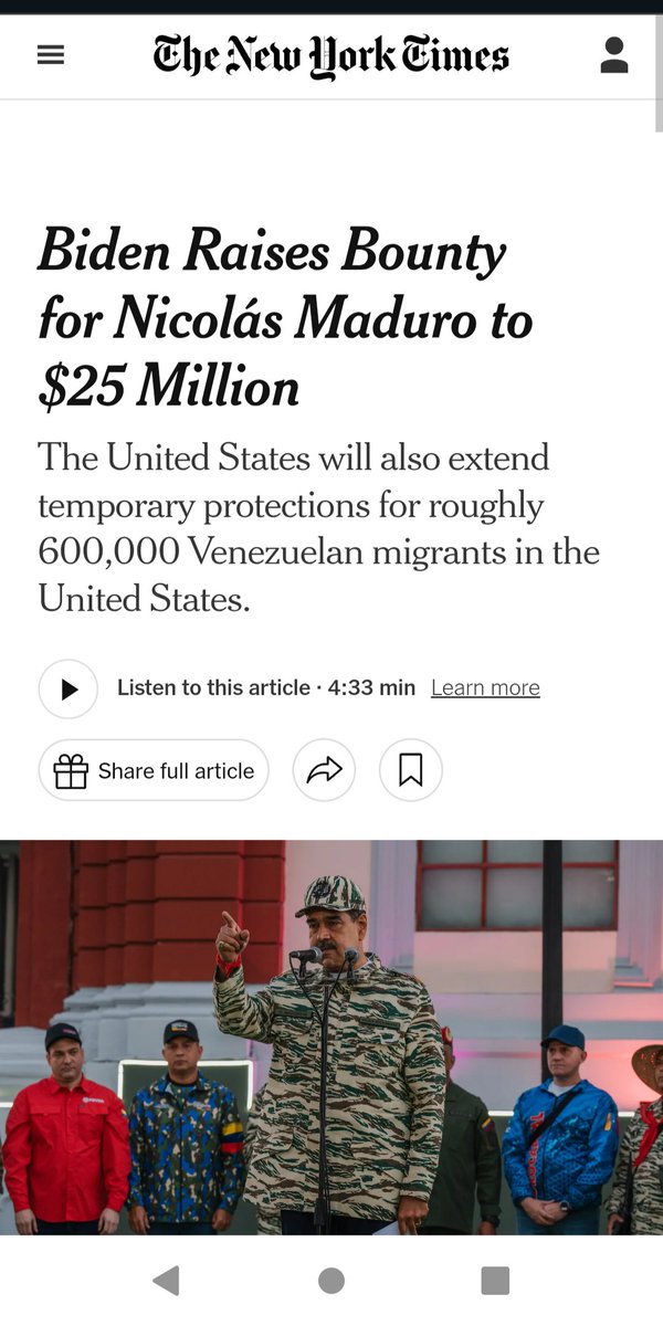 <a href="/tedcruz/">Ted Cruz</a> Biden revoked Maduros immunity, but how to catch somebody who doesn't visit your country?