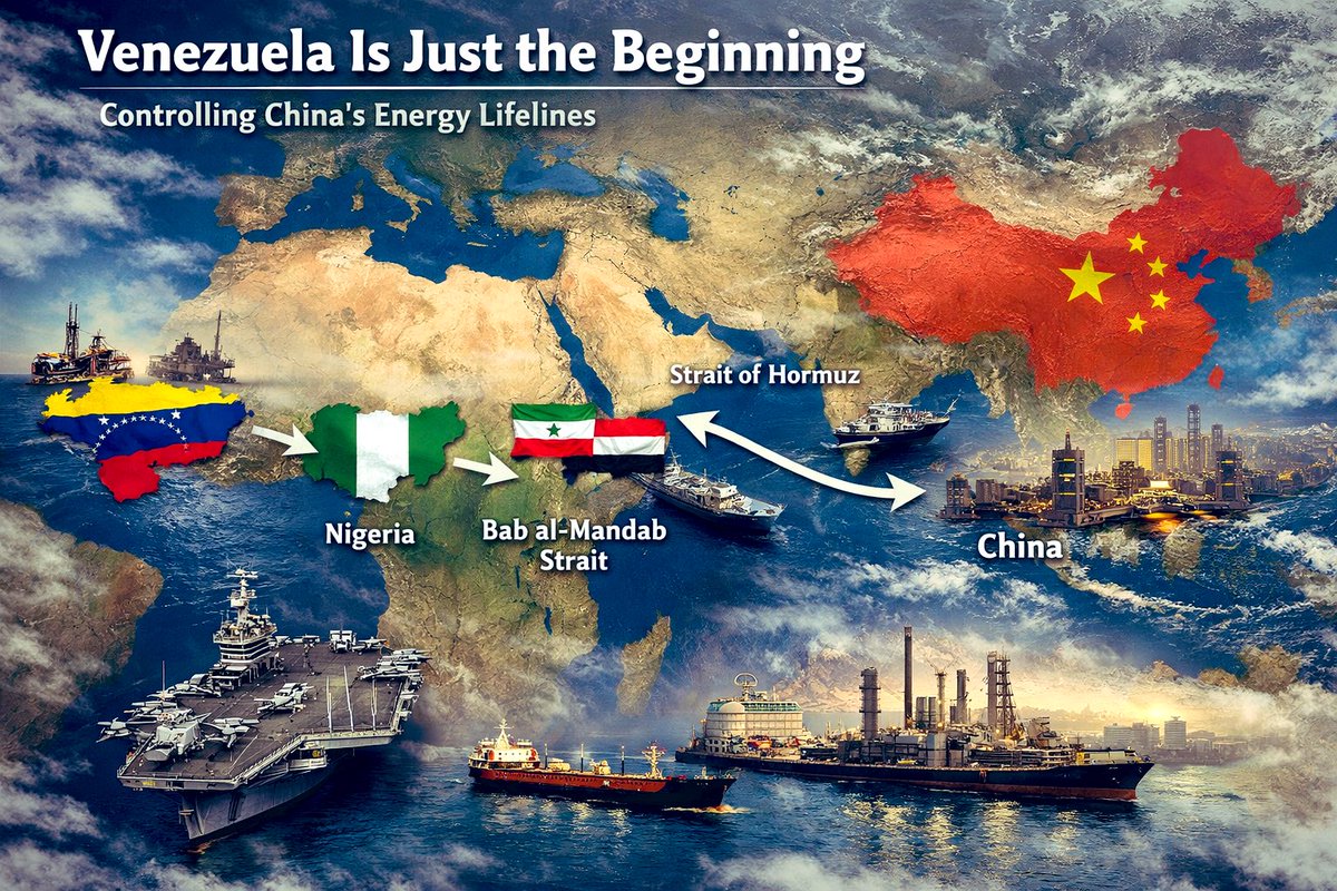 Venezuela Is Just the Beginning

The U.S. move in Venezuela isn’t about Maduro, it’s about controlling China’s energy lifelines.
By taking influence over Venezuela’s oil and aligning Nigeria under Western oversight, Washington is cutting China off from cheap, reliable supplies.